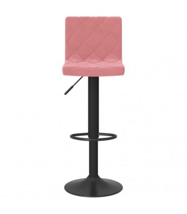 vidaXL Bar Stools 2 pcs Pink Velvet
