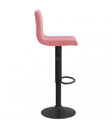 vidaXL Bar Stools 2 pcs Pink Velvet