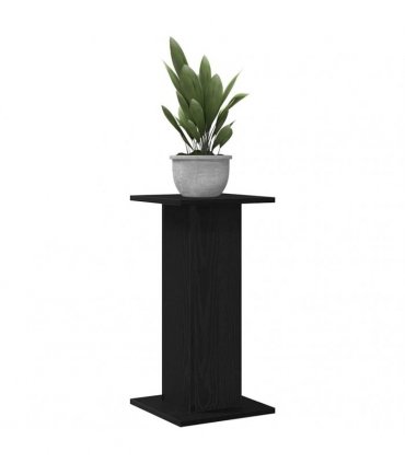 vidaXL Plant Stand 2 pcs Black Oak 30 x 30 x 60 cm Engineered wood