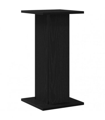 vidaXL Plant Stand 2 pcs Black Oak 30 x 30 x 60 cm Engineered wood
