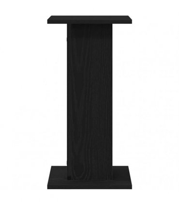 vidaXL Plant Stand 2 pcs Black Oak 30 x 30 x 60 cm Engineered wood