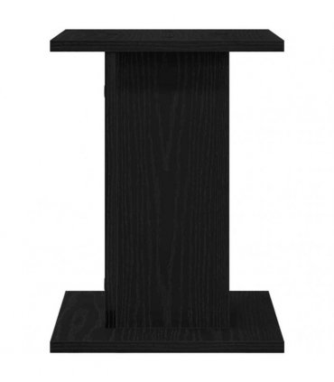 vidaXL Plant Stand 2 pcs Black Oak 30 x 30 x 40 cm Engineered wood