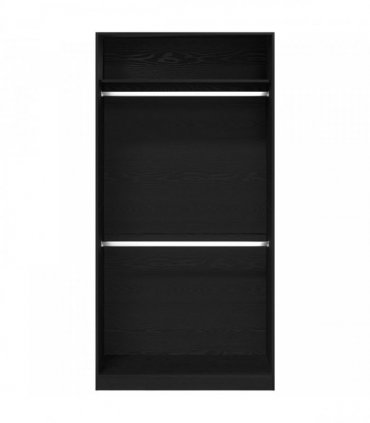 vidaXL Wardrobe Black Oak 100 x 50 x 200 cm