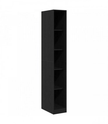 vidaXL Wardrobe Black Oak 30 x 50 x 200 cm