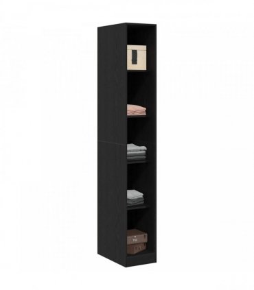 vidaXL Wardrobe Black Oak 30 x 50 x 200 cm
