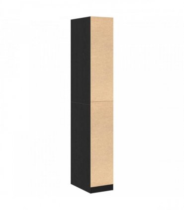 vidaXL Wardrobe Black Oak 30 x 50 x 200 cm