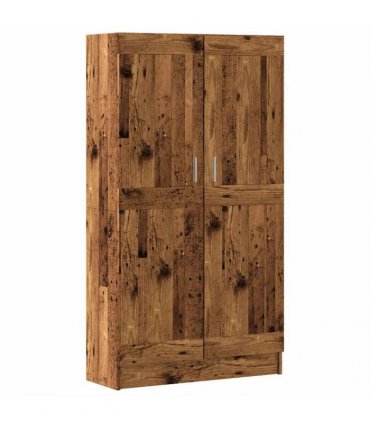 vidaXL Book Cabinet Old Wood 82,5x30,5x150 cm Engineered Wood