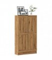 vidaXL Book Cabinet Artisan Oak 82,5x30,5x150 cm Engineered Wood