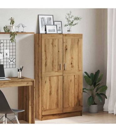 vidaXL Book Cabinet Artisan Oak 82,5x30,5x150 cm Engineered Wood