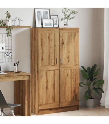 vidaXL Book Cabinet Artisan Oak 82,5x30,5x150 cm Engineered Wood