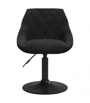 vidaXL Bar Stool Black Velvet