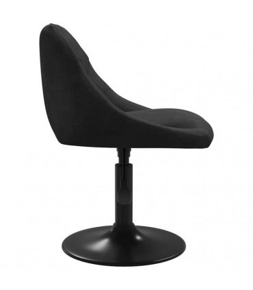 vidaXL Bar Stool Black Velvet