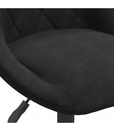 vidaXL Bar Stool Black Velvet