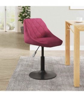 vidaXL Bar Stool Wine Red Velvet