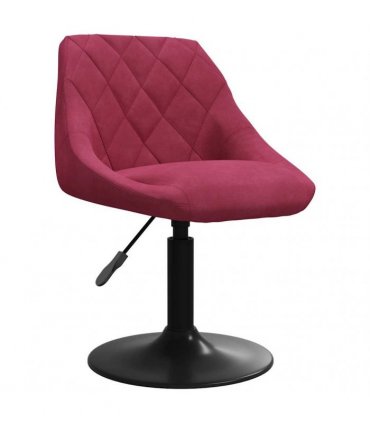 vidaXL Bar Stool Wine Red Velvet