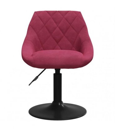 vidaXL Bar Stool Wine Red Velvet