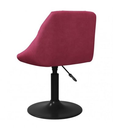 vidaXL Bar Stool Wine Red Velvet