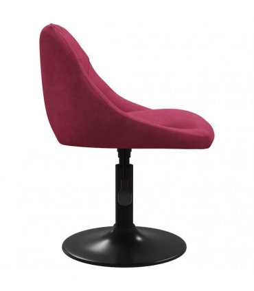 vidaXL Bar Stool Wine Red Velvet