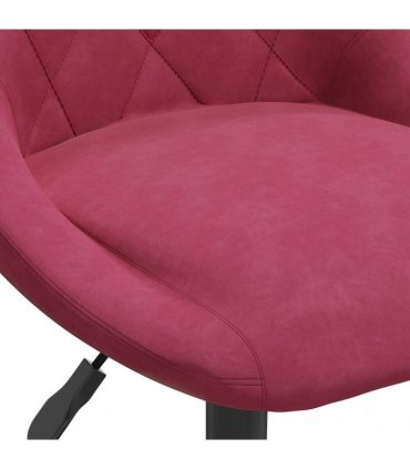 vidaXL Bar Stool Wine Red Velvet