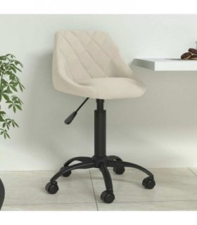 vidaXL Dining Chair Cream Velvet