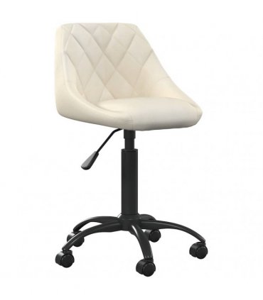 vidaXL Dining Chair Cream Velvet
