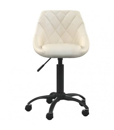 vidaXL Dining Chair Cream Velvet