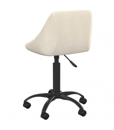 vidaXL Dining Chair Cream Velvet