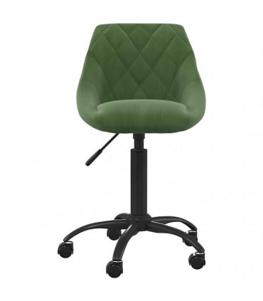 vidaXL Dining Chair Dark Green Velvet