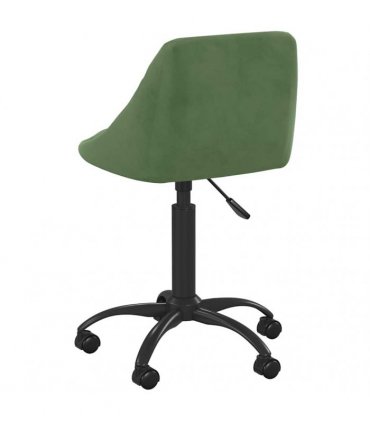 vidaXL Dining Chair Dark Green Velvet