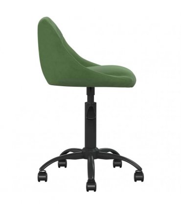 vidaXL Dining Chair Dark Green Velvet