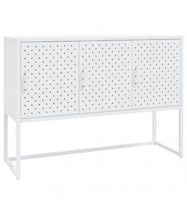 vidaXL Sideboard White 105x35x75 cm Steel