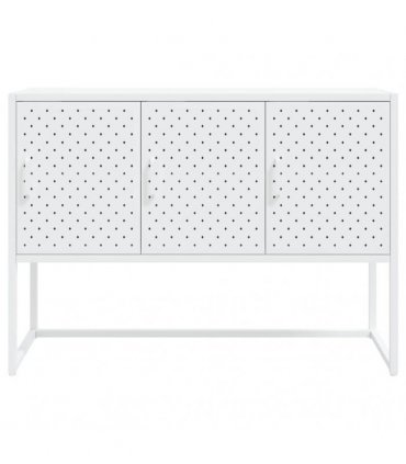 vidaXL Sideboard White 105x35x75 cm Steel