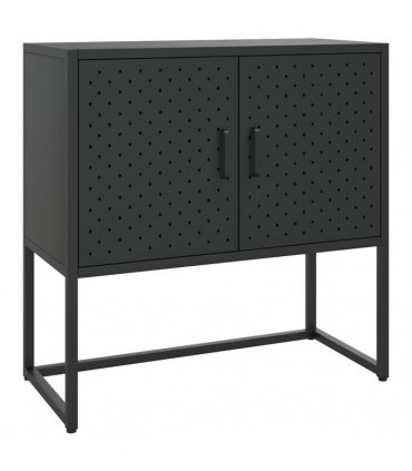 vidaXL Sideboard Black 75x35x75 cm Steel