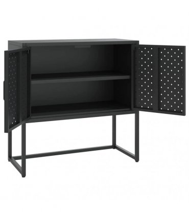 vidaXL Sideboard Black 75x35x75 cm Steel