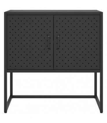 vidaXL Sideboard Black 75x35x75 cm Steel