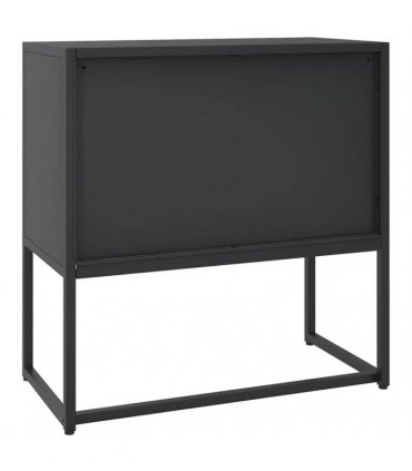 vidaXL Sideboard Black 75x35x75 cm Steel