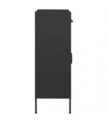 vidaXL Storage Cabinet Anthracite 80x35x101,5 cm Steel