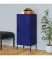 vidaXL Storage Cabinet Navy Blue 42,5x35x101,5 cm Steel