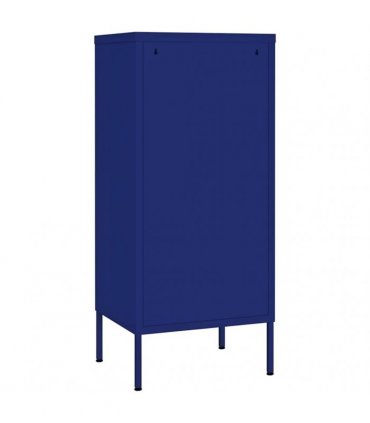 vidaXL Storage Cabinet Navy Blue 42,5x35x101,5 cm Steel