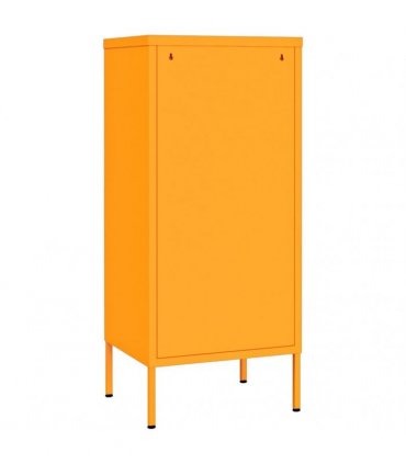 vidaXL Storage Cabinet Mustard Yellow 42,5x35x101,5 cm Steel