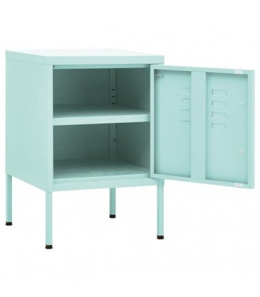 vidaXL Nightstand Mint 35x35x51 cm Steel
