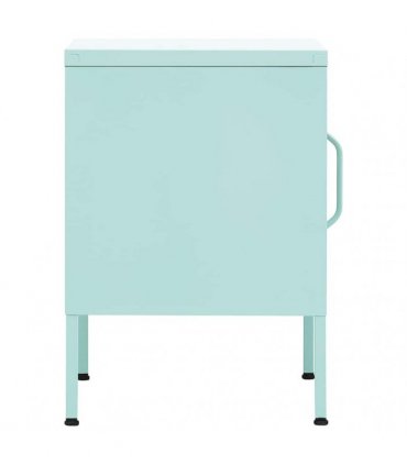 vidaXL Nightstand Mint 35x35x51 cm Steel