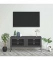 vidaXL TV Cabinet Anthracite 105x35x50 cm Steel