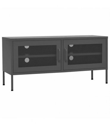 vidaXL TV Cabinet Anthracite 105x35x50 cm Steel