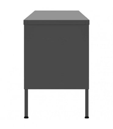 vidaXL TV Cabinet Anthracite 105x35x50 cm Steel