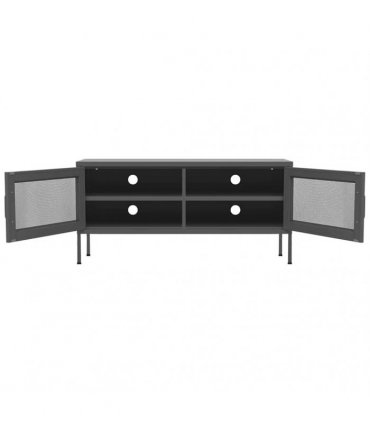 vidaXL TV Cabinet Anthracite 105x35x50 cm Steel