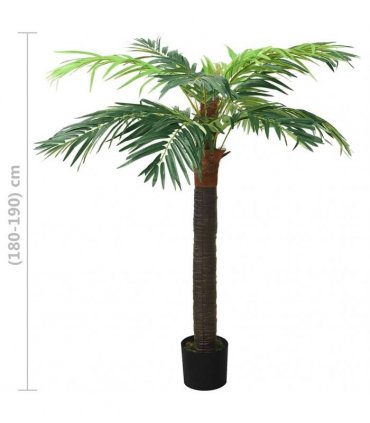 vidaXL Artificial Phoenix Palm with Pot 190 cm Green