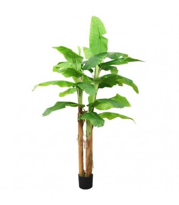 vidaXL Artificial Banana Tree with Pot 300 cm Green