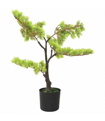 vidaXL Artificial Cypress Bonsai with Pot 60 cm Green
