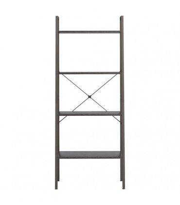 vidaXL 4-Tier Standing Shelf Black 56x35x140 cm